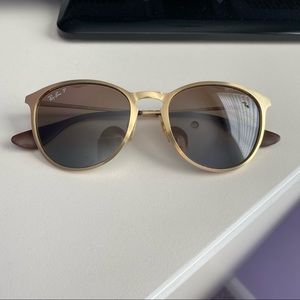 Gold ray ban polarized